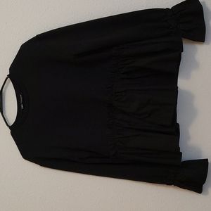 Zaras peplum sweater